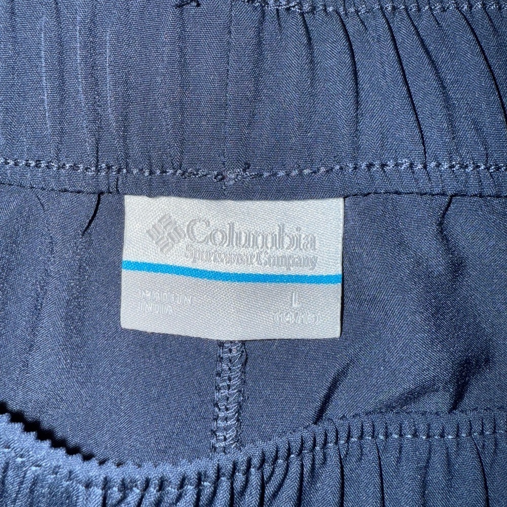 Columbia Women’s Blue Elastic Waist Hike Activewear Shorts Size L - Picture 5 of 5